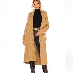 Melrose Sweater Jacket in Camel Size XS